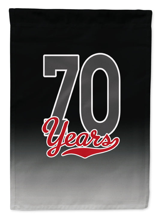 70 Years Garden Flag - Outdoor Decorative Yard Flag