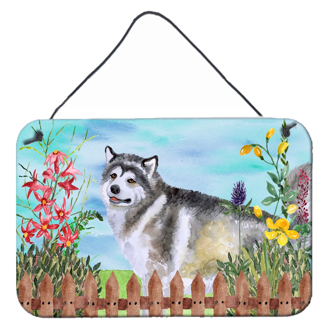 Alaskan Malamute Spring Wall or Door Hanging Prints CK1200DS812