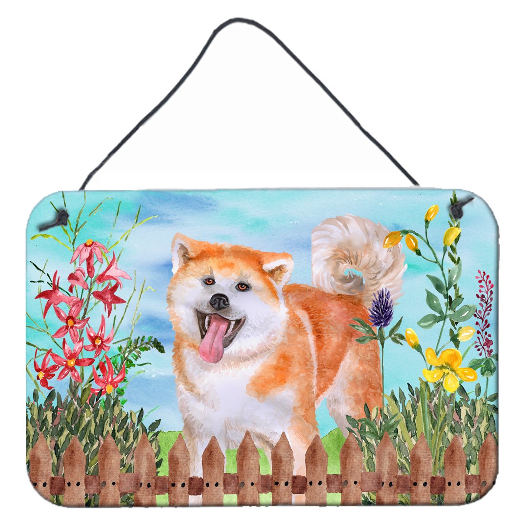 Akita Spring Wall or Door Hanging Prints CK1265DS812