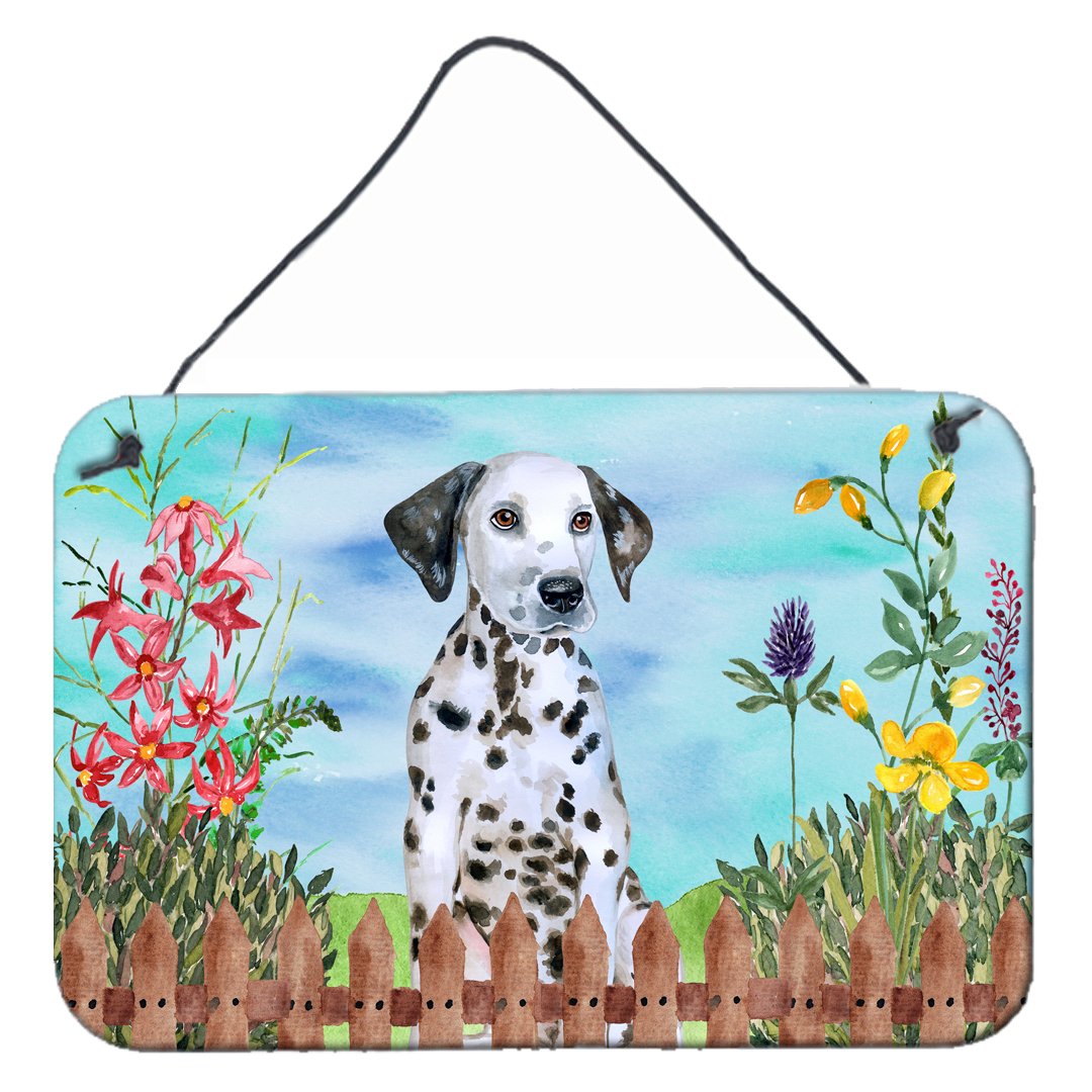 Dalmatian Puppy Spring Wall or Door Hanging Prints CK1270DS812