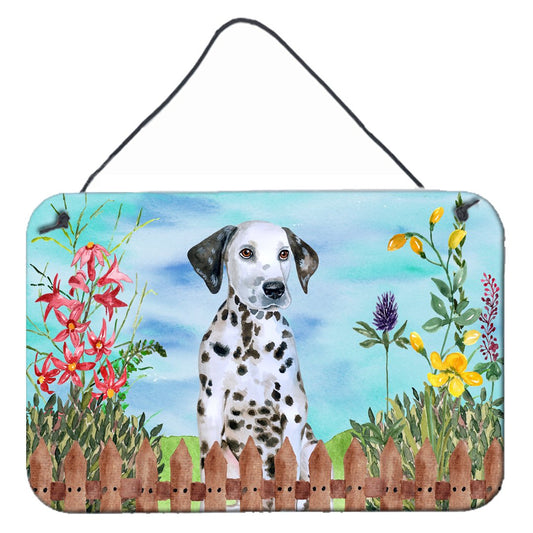 Dalmatian Puppy Spring Wall or Door Hanging Prints CK1270DS812
