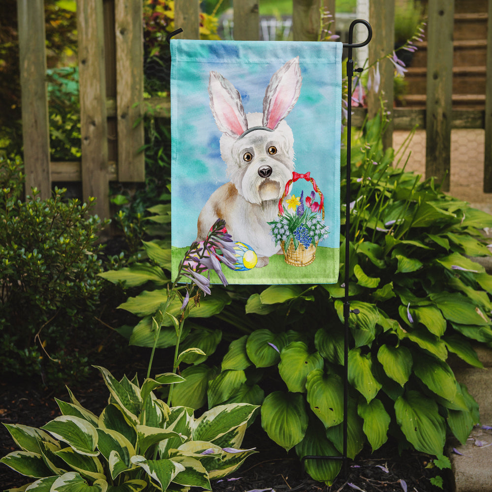 Dandie Dinmont Easter Bunny Garden Flag - Outdoor Decorative Yard Flag CK1379GF
