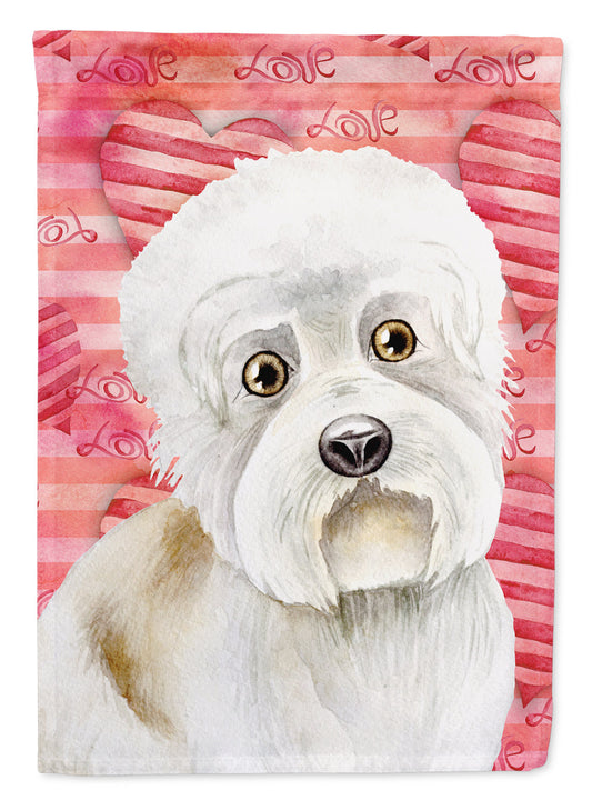 Dandie Dinmont Love Garden Flag - Outdoor Decorative Yard Flag CK1393GF