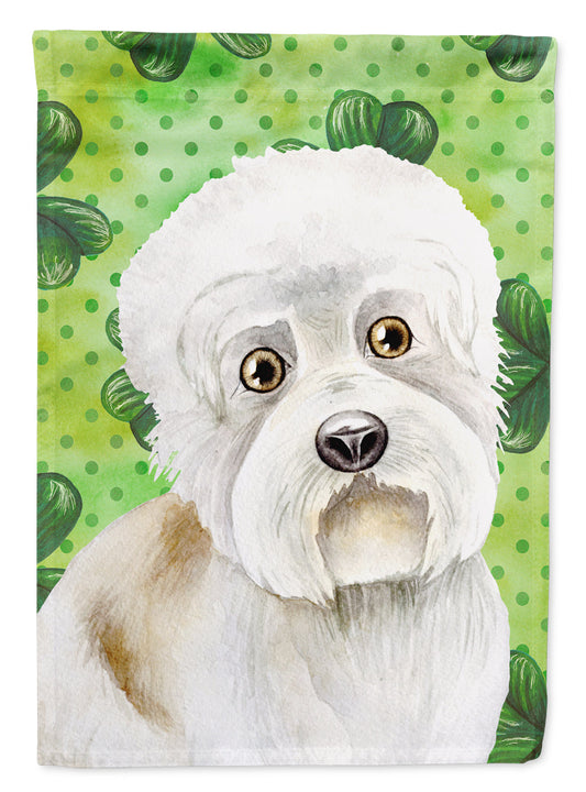 Dandie Dinmont Shamrocks Flag Canvas House Size CK1400CHF