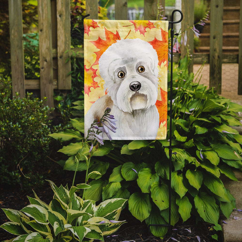 Dandie Dinmont Fall Garden Flag - Outdoor Decorative Yard Flag CK1407GF