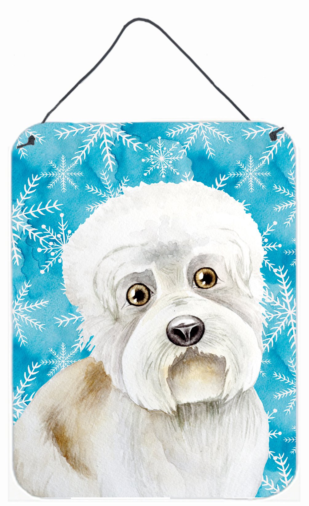 Dandie Dinmont Winter Wall or Door Hanging Prints CK1414DS1216