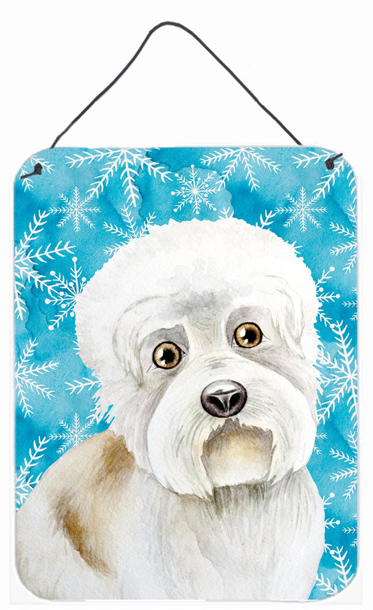 Dandie Dinmont Winter Wall or Door Hanging Prints CK1414DS1216