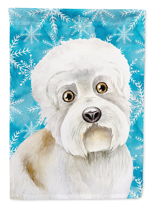 Dandie Dinmont Winter Garden Flag - Outdoor Decorative Yard Flag CK1414GF
