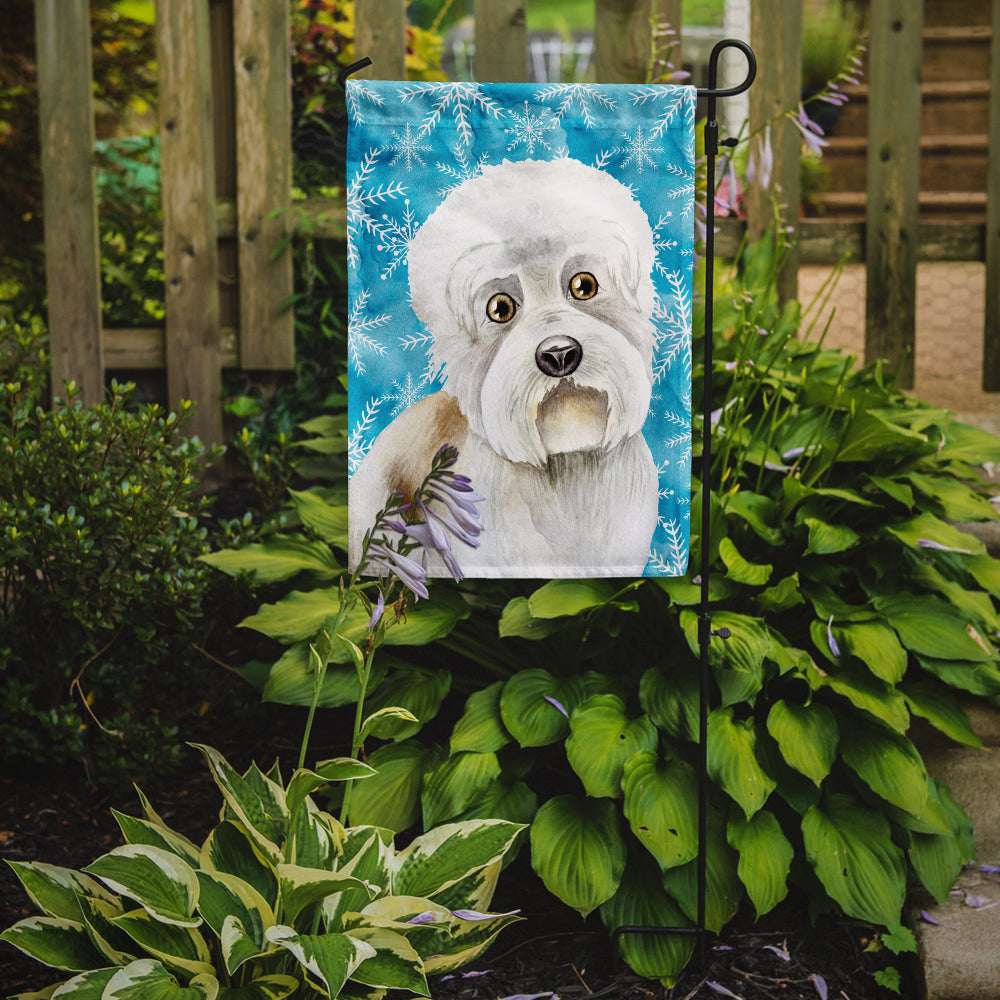 Dandie Dinmont Winter Garden Flag - Outdoor Decorative Yard Flag CK1414GF