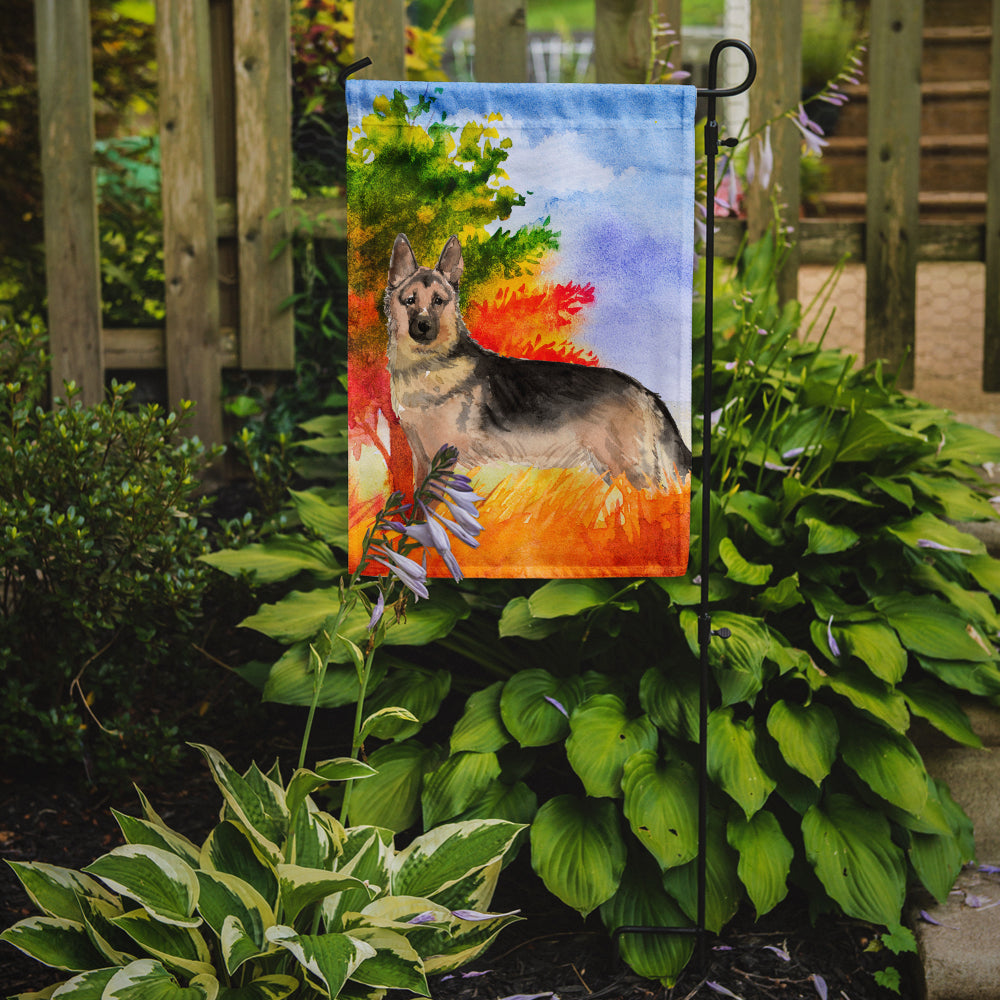 Fall German Shepherd Garden Flag - Outdoor Decorative Yard Flag CK1942GF