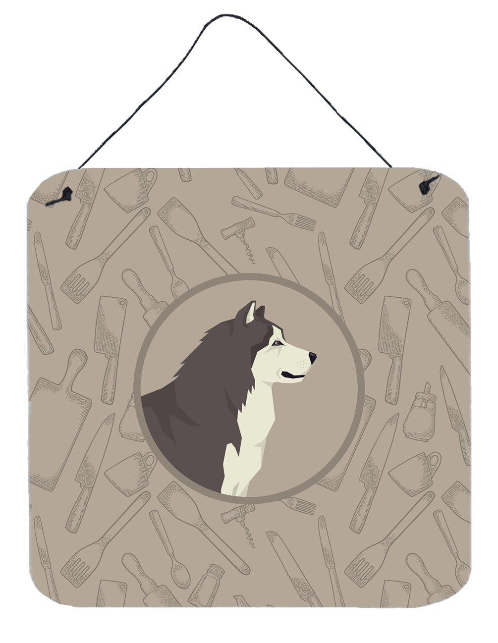 Alaskan Malamute In the Kitchen Wall or Door Hanging Prints CK2160DS66