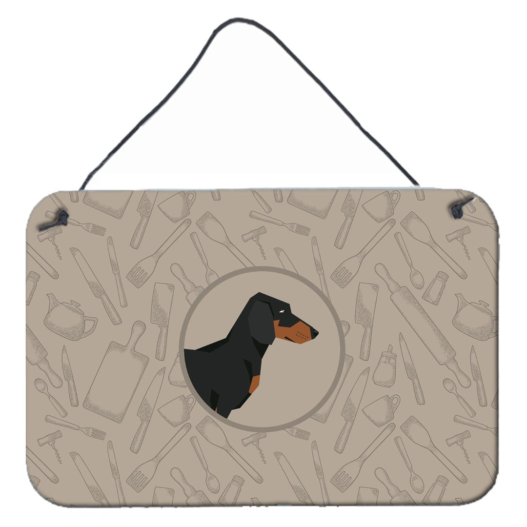 Dachshund In the Kitchen Wall or Door Hanging Prints CK2180DS812