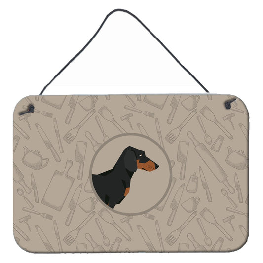 Dachshund In the Kitchen Wall or Door Hanging Prints CK2180DS812