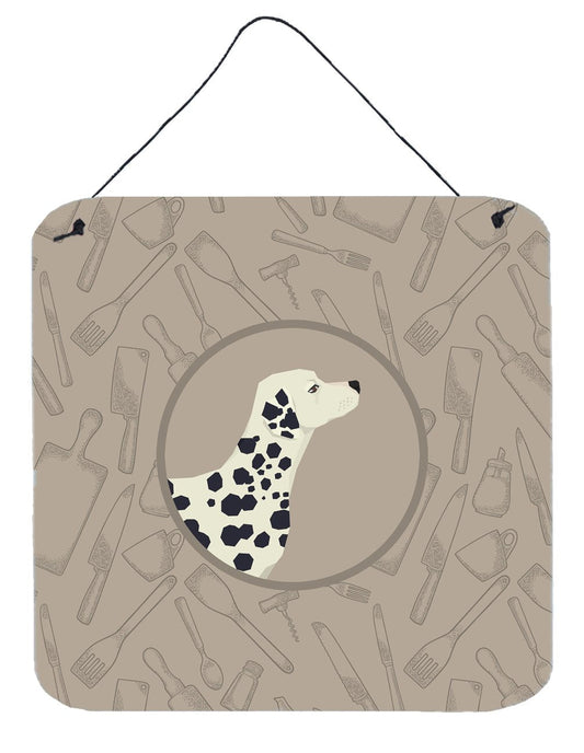 Dalmatian In the Kitchen Wall or Door Hanging Prints CK2181DS66
