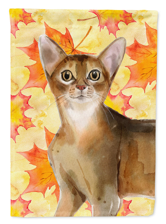 Abyssinian Fall Leaves Garden Flag – Decorative Outdoor Yard Flag CK3072GF