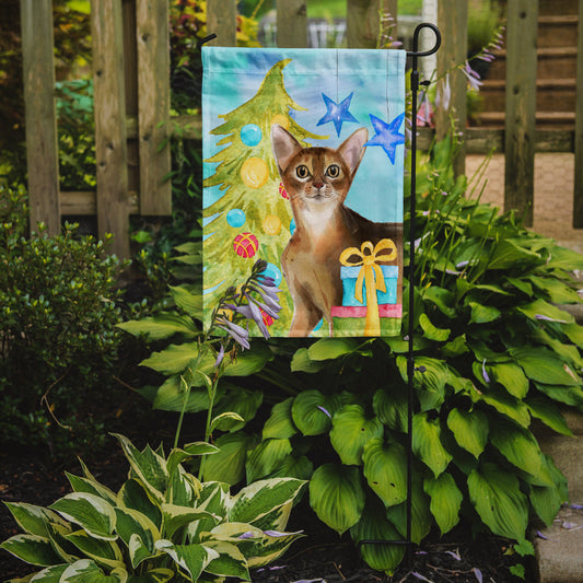 Abyssinian Christmas Presents Garden Flag - Outdoor Decorative Yard Flag CK3117GF