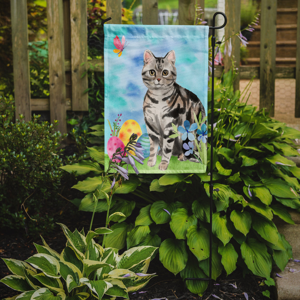American Shorthair Easter Eggs Garden Flag - Outdoor Decorative Yard Flag CK3134GF