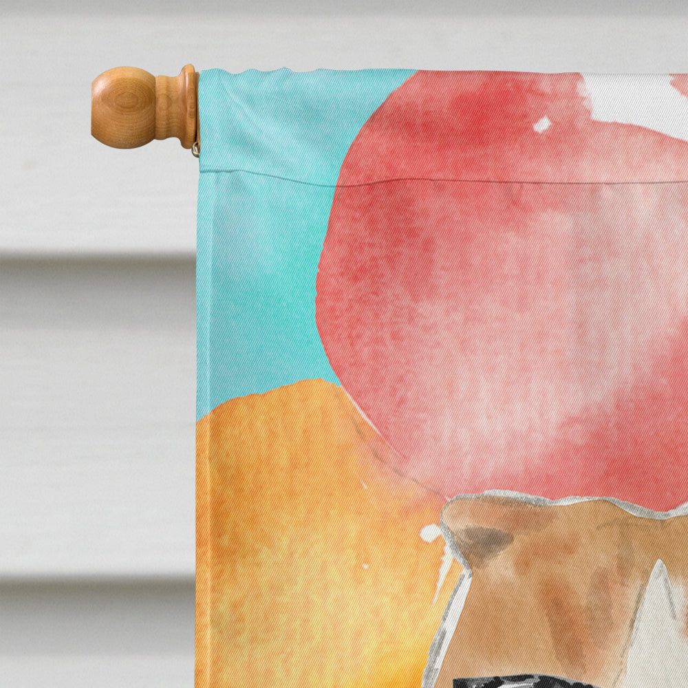 Scottish Fold Happy Birthday Flag Canvas House Size CK3173CHF