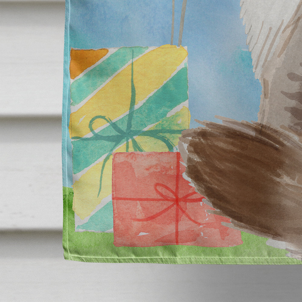 Siberian Happy Birthday Flag Canvas House Size CK3175CHF