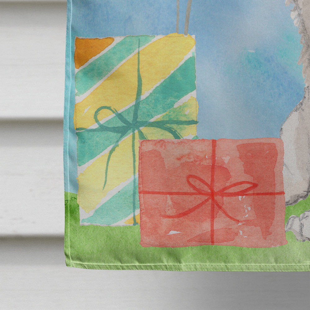 Happy Birthday Blenheim Cavalier Spaniel Flag Canvas House Size CK3227CHF