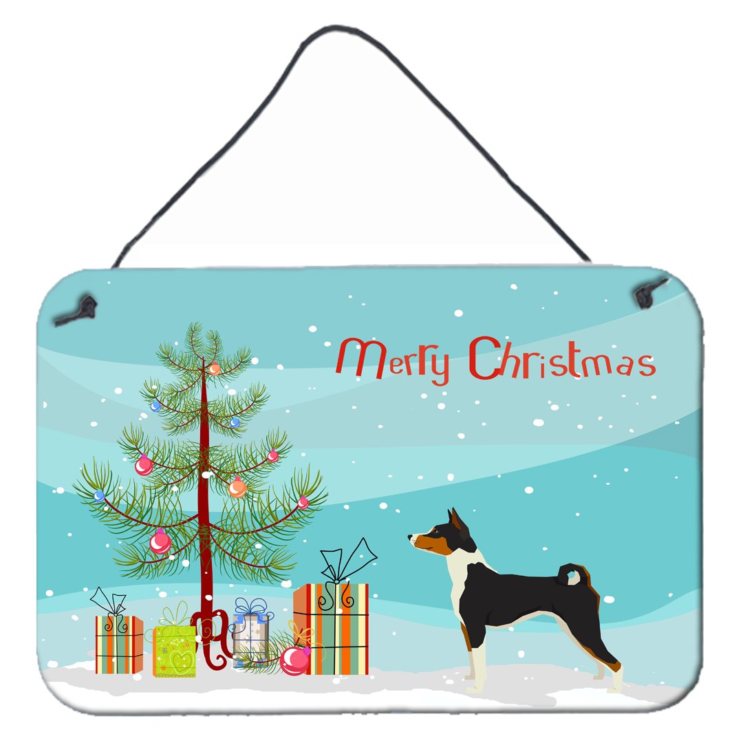 Basenji Christmas Tree Wall or Door Hanging Prints CK3517DS812