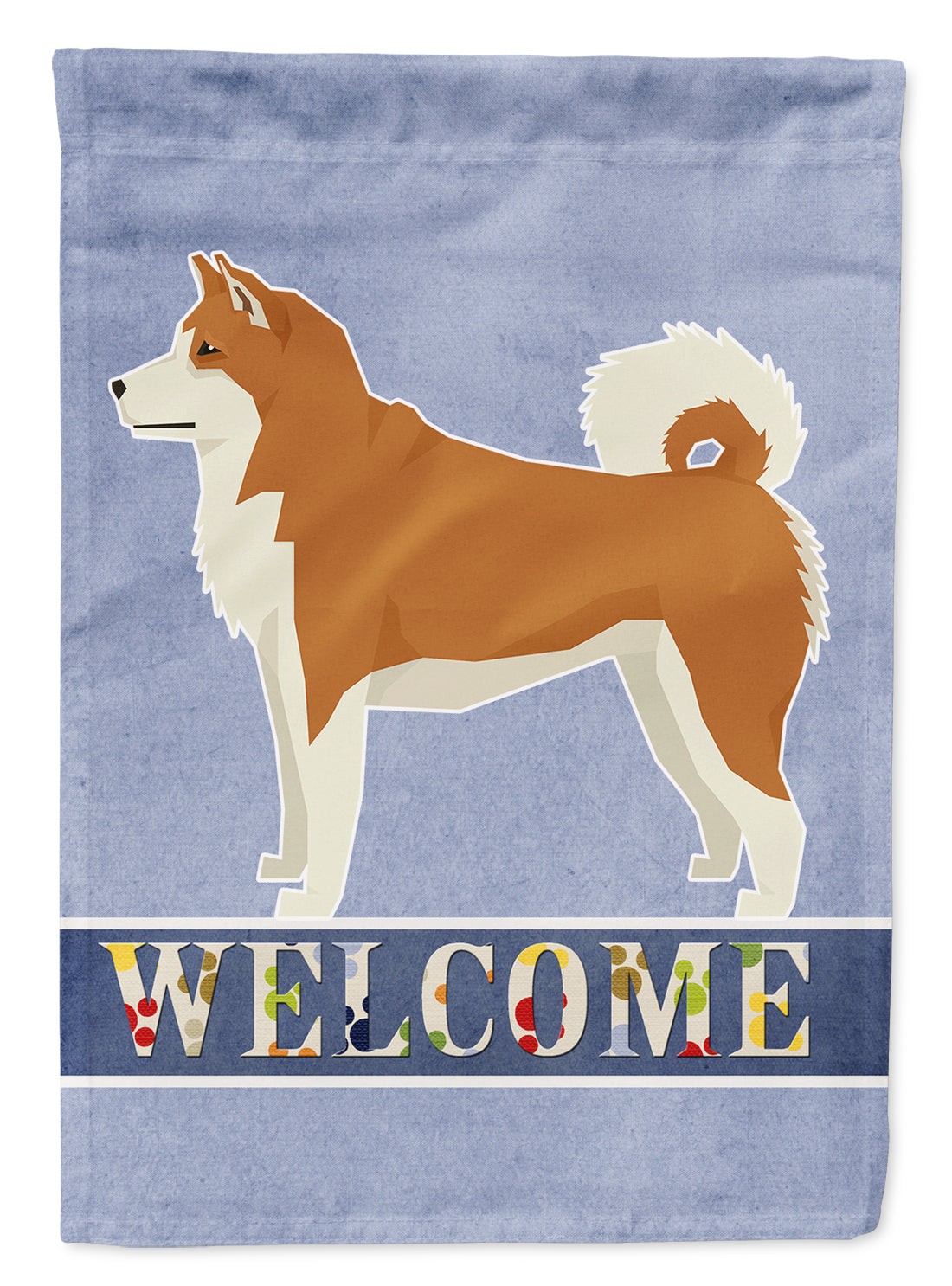 Akita Welcome Garden Flag - Outdoor Decorative Yard Flag CK3571GF