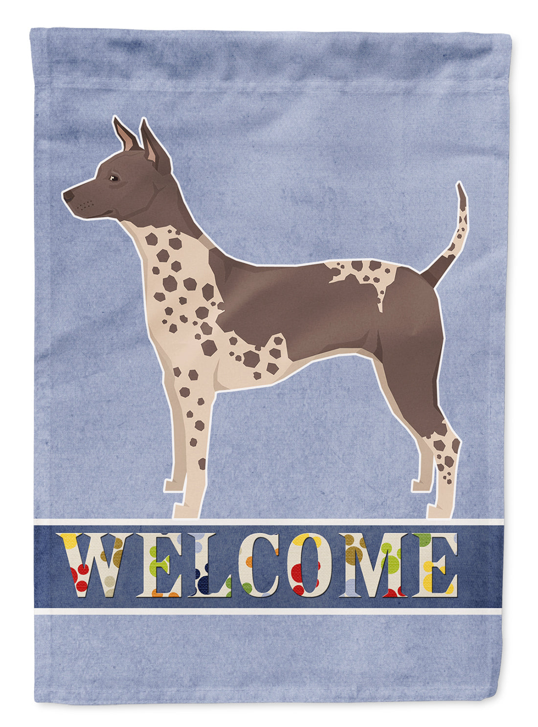 American Hairless Terrier Welcome Garden Flag - Outdoor Decorative Yard Flag CK3573GF