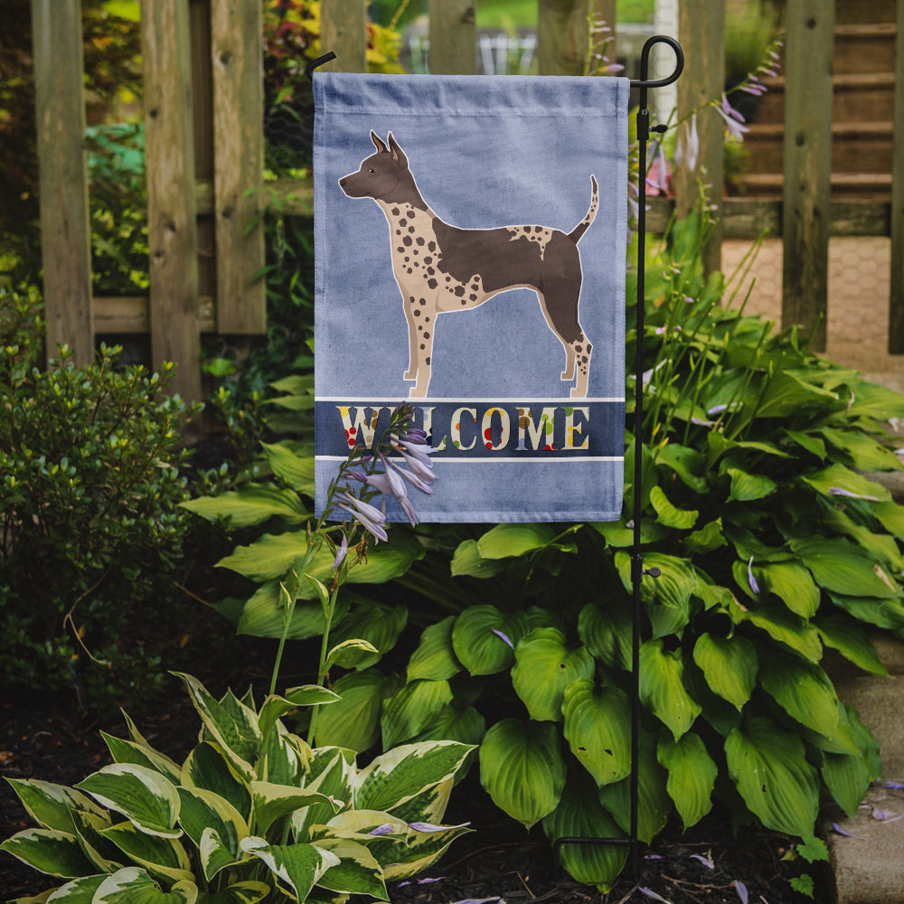 American Hairless Terrier Welcome Garden Flag - Outdoor Decorative Yard Flag CK3573GF
