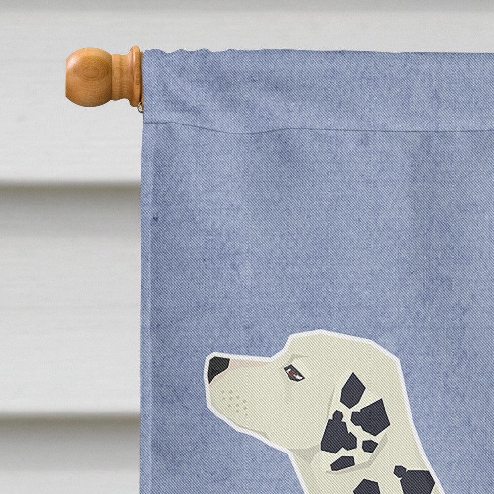 Dalmatian Welcome Flag Canvas House Size CK3593CHF