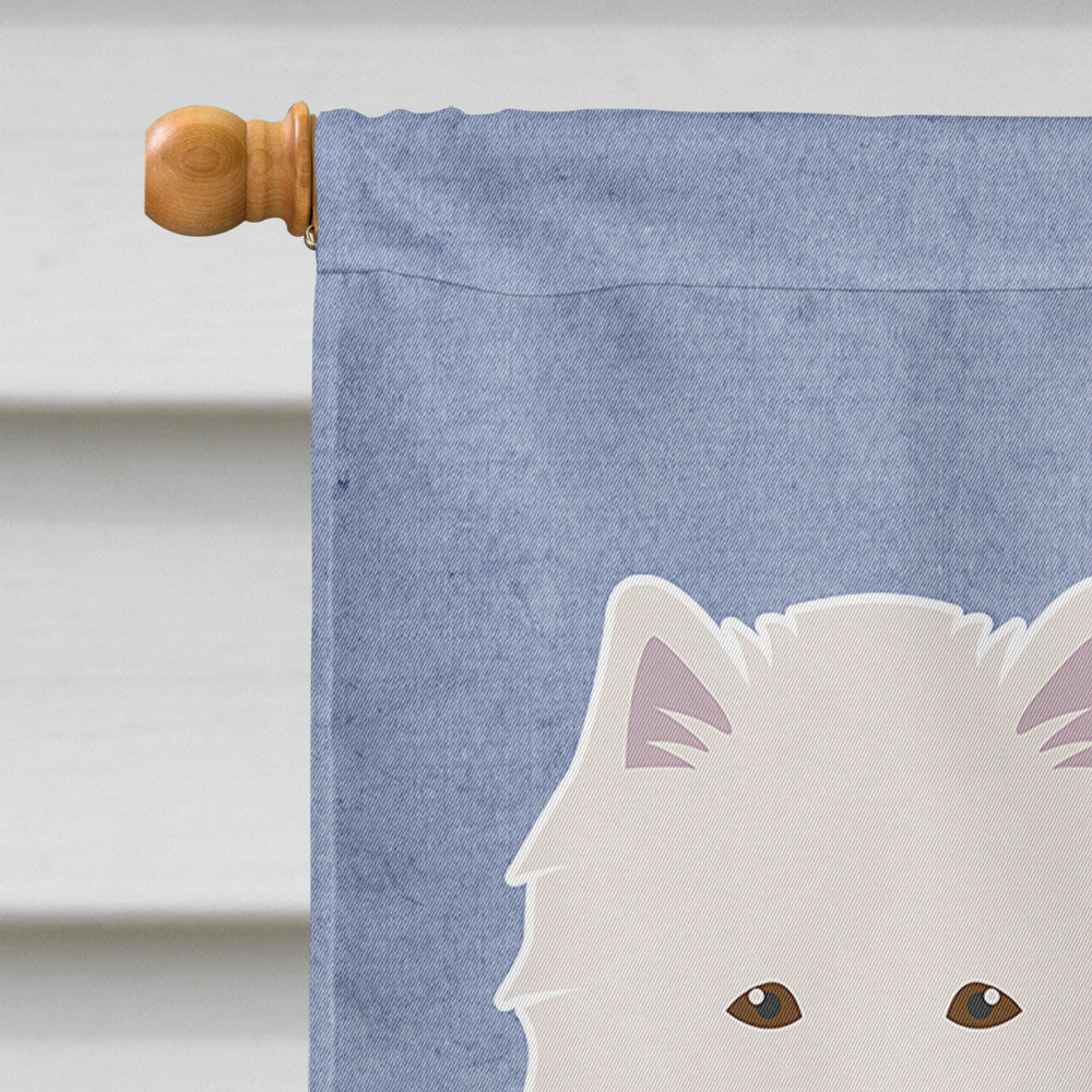 American Eskimo Welcome Flag Canvas House Size CK3633CHF