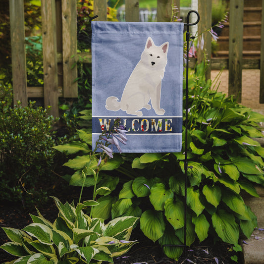 Danish Spitz Welcome Garden Flag - Outdoor Decorative Yard Flag CK3690GF