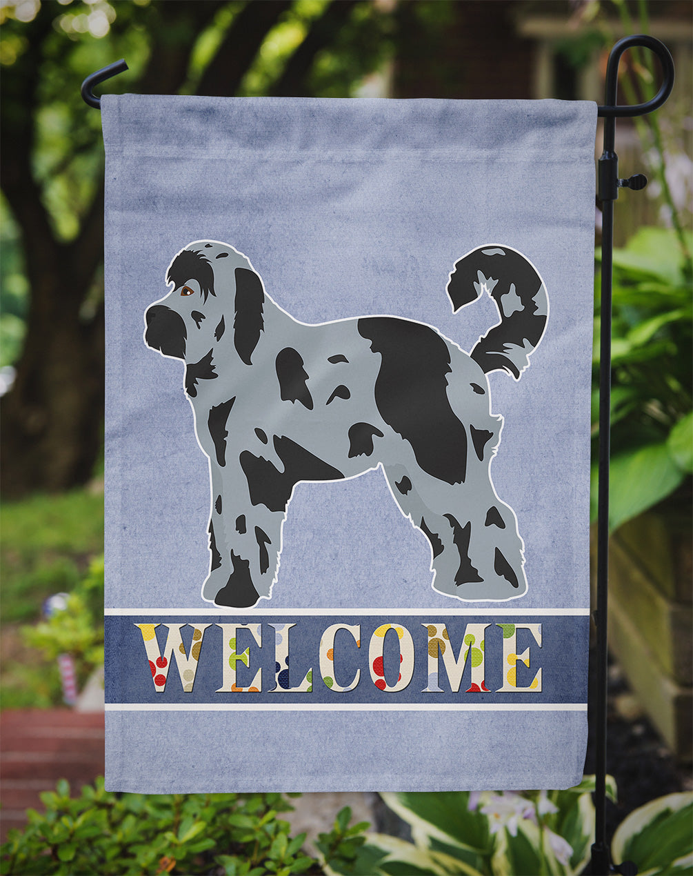 Aussiedoodle #2 Welcome Garden Flag – Decorative Outdoor Yard Flag CK3707GF
