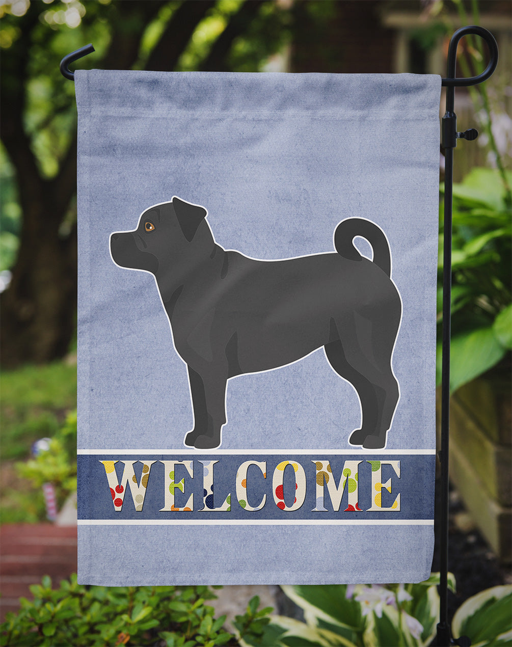 Balck Jug Welcome Garden Flag - Outdoor Decorative Yard Flag CK3750GF