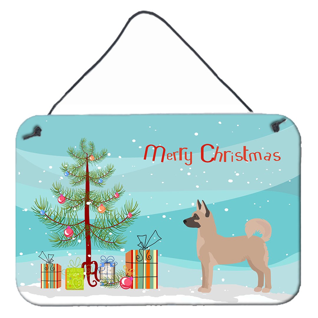 Akita Shepherd Christmas Tree Wall or Door Hanging Prints CK3799DS812
