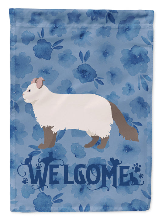 American Curl #2 Cat Welcome Garden Flag - Outdoor Decorative Yard Flag CK4819GF