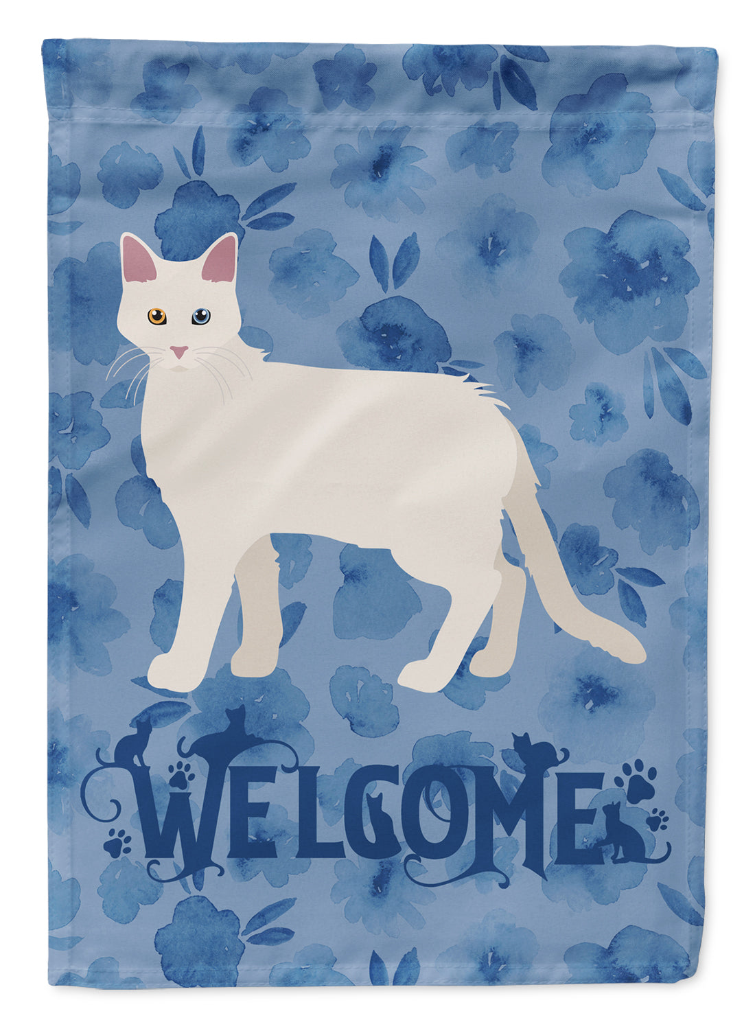 Aphrodite Giant #1 Cat Welcome Flag Canvas House Size CK4824CHF