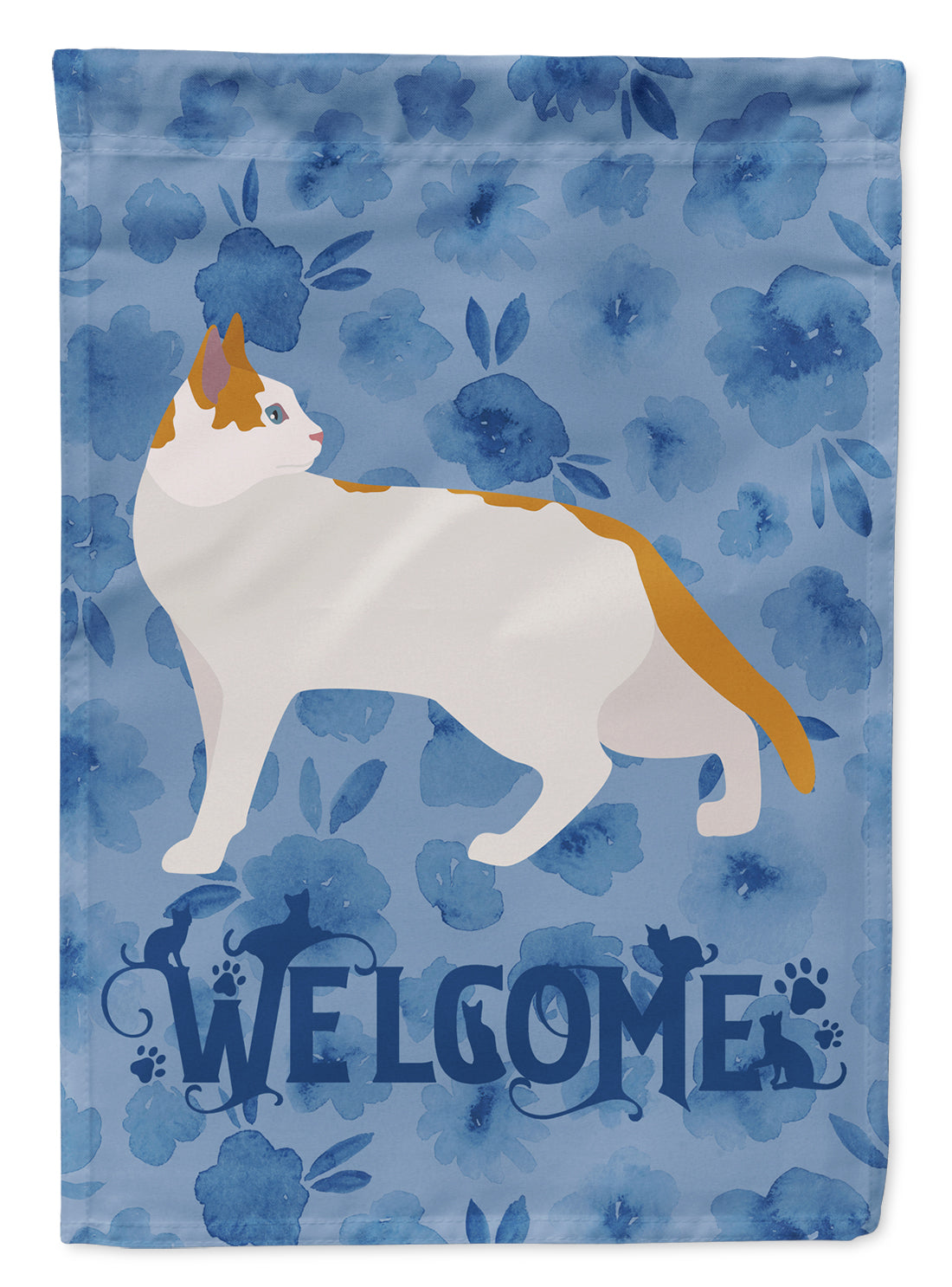 Arabian Mau Cat Welcome Garden Flag - Outdoor Decorative Yard Flag CK4826GF