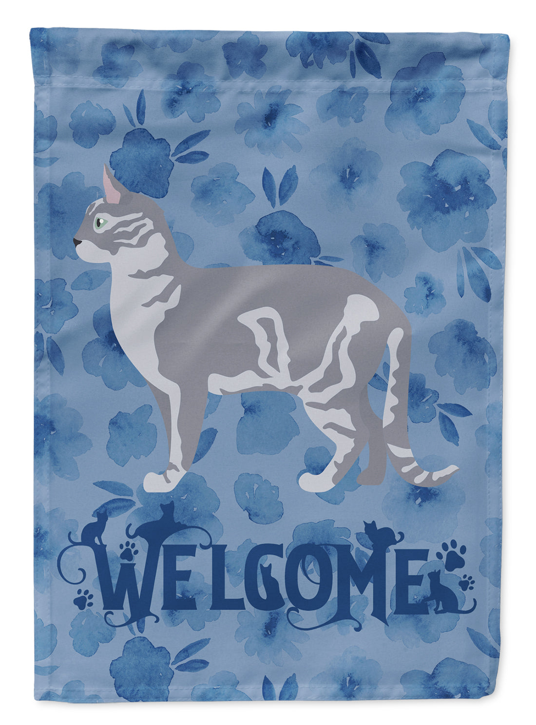 Australian Mist #2 Cat Welcome Garden Flag - Outdoor Decorative Yard Flag CK4829GF