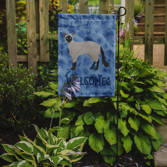 Balinese #1 Cat Welcome Garden Flag - Outdoor Decorative Yard Flag CK4830GF