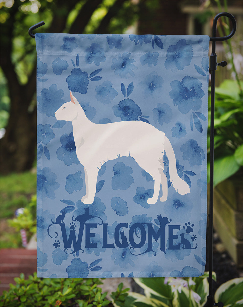Balinese #2 Cat Welcome Garden Flag - Outdoor Decorative Yard Flag CK4831GF