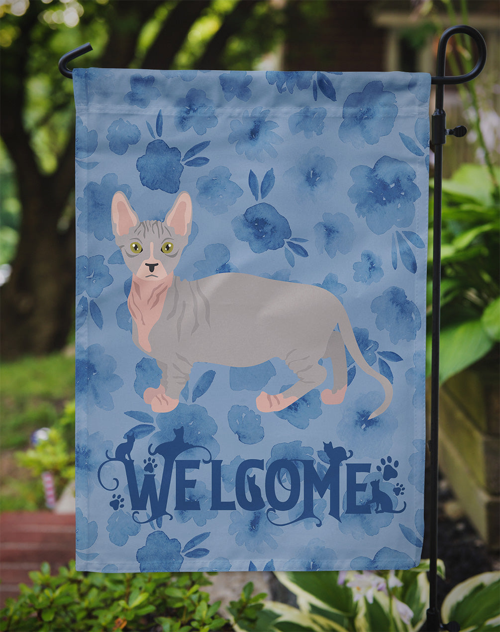 Bambino #1 Cat Welcome Garden Flag - Outdoor Decorative Yard Flag CK4832GF