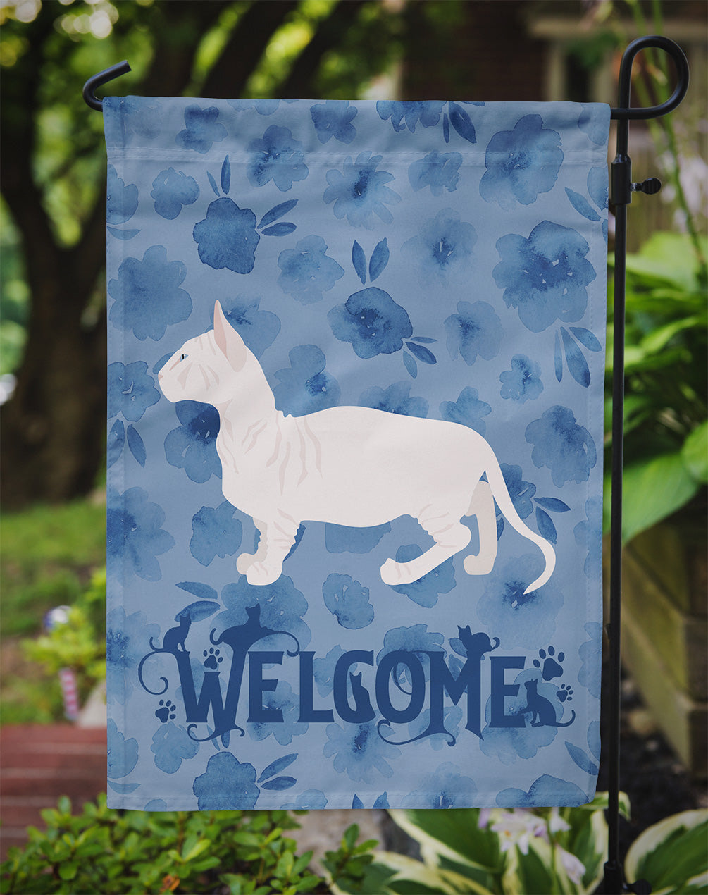 Bambino #2 Cat Welcome Garden Flag - Outdoor Decorative Yard Flag CK4833GF