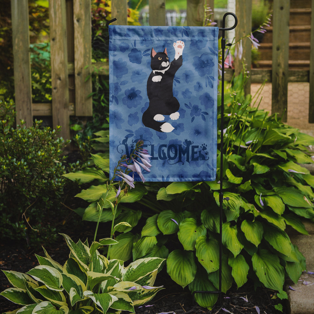 American Polydactyl Cat Welcome Garden Flag - Outdoor Decorative Yard Flag CK5008GF