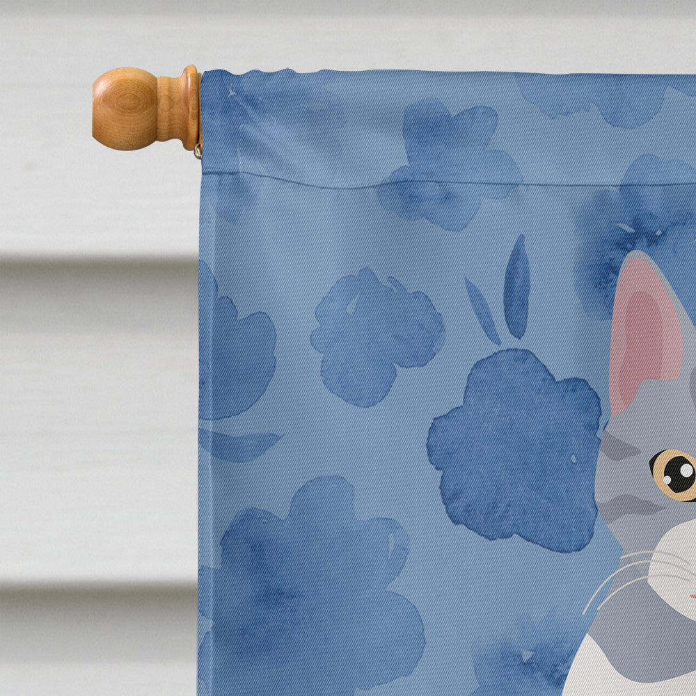 American Polydactyl #2 Cat Welcome Flag Canvas House Size CK5009CHF