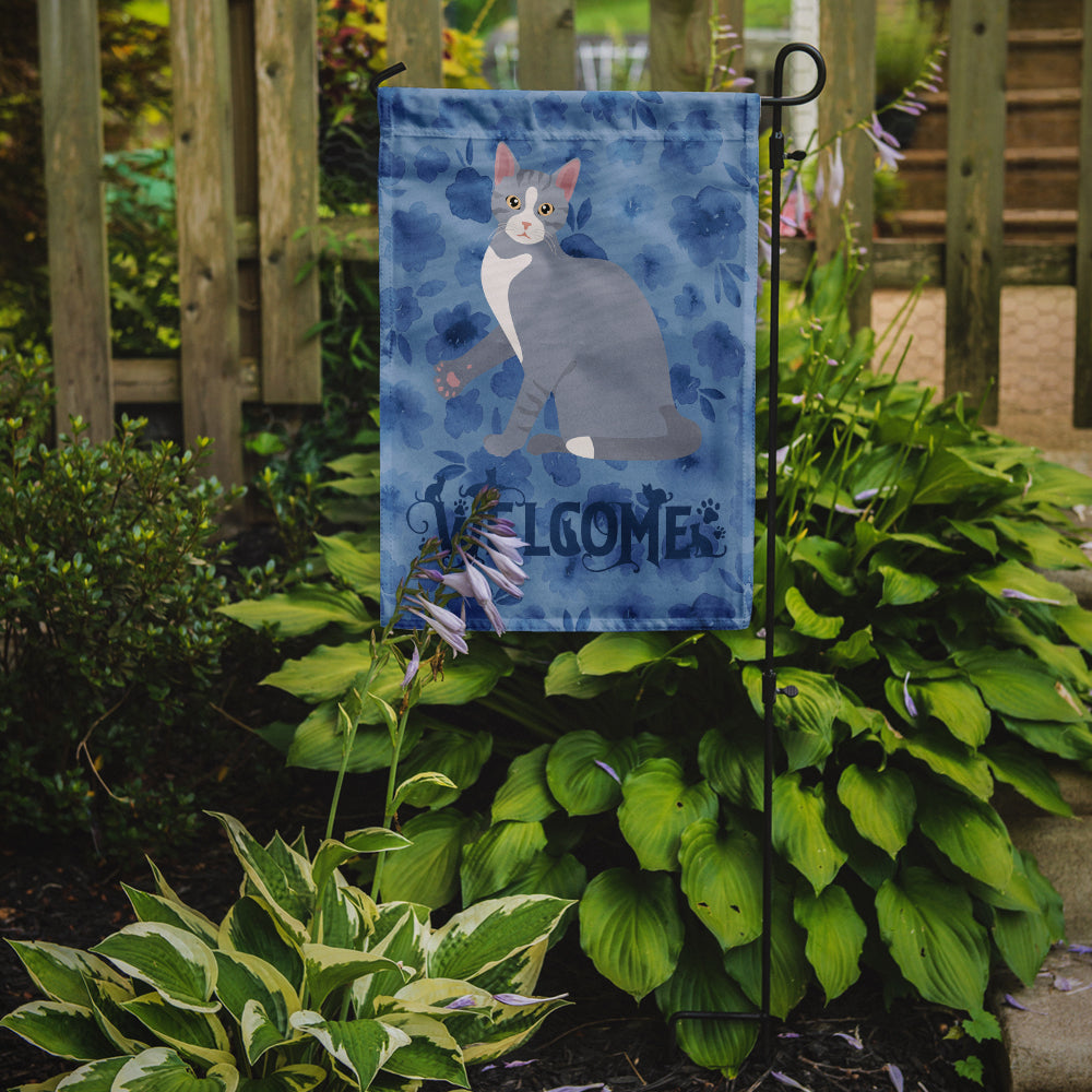 American Polydactyl #2 Cat Welcome Garden Flag - Outdoor Decorative Yard Flag CK5009GF