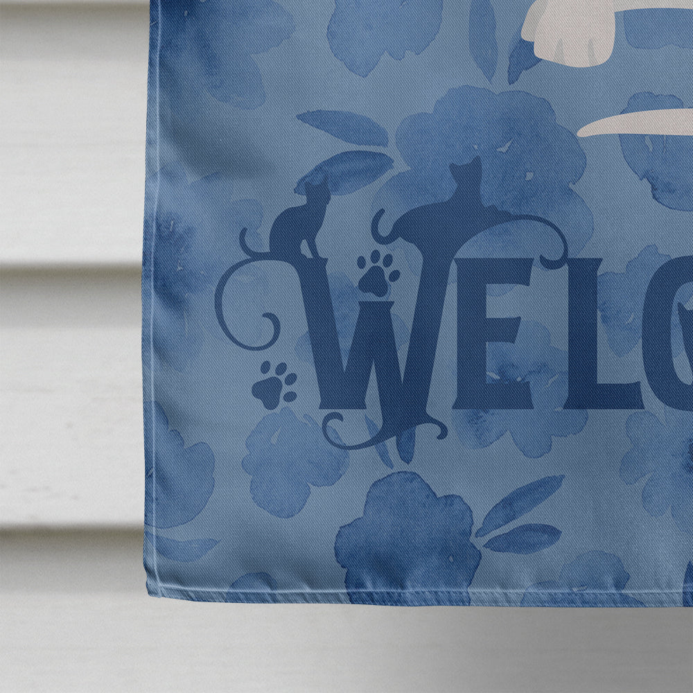 Devon Rex #2 Cat Welcome Flag Canvas House Size CK5029CHF
