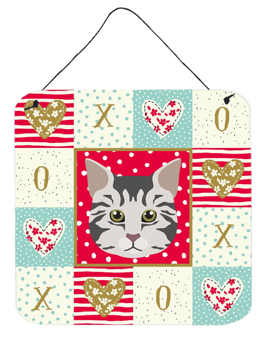 American Bobtail Cat Love Wall or Door Hanging Prints CK5079DS66