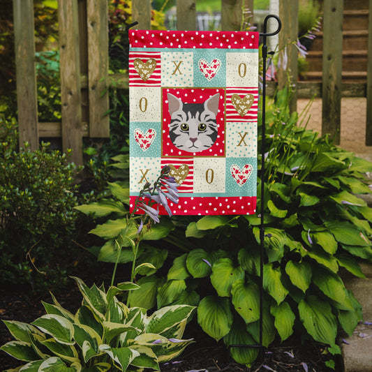 American Bobtail Cat Garden Flag - Outdoor Decorative Yard Flag CK5079GF
