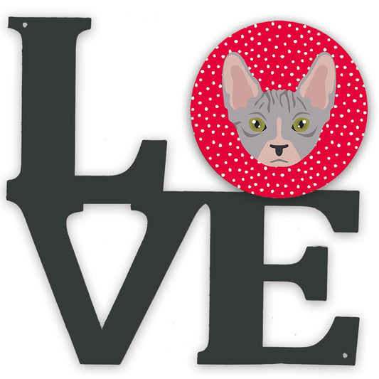Bambino Cat Love Decorative Wall Art – Artist-Designed Metal Print for Home or Office CK5088WALV