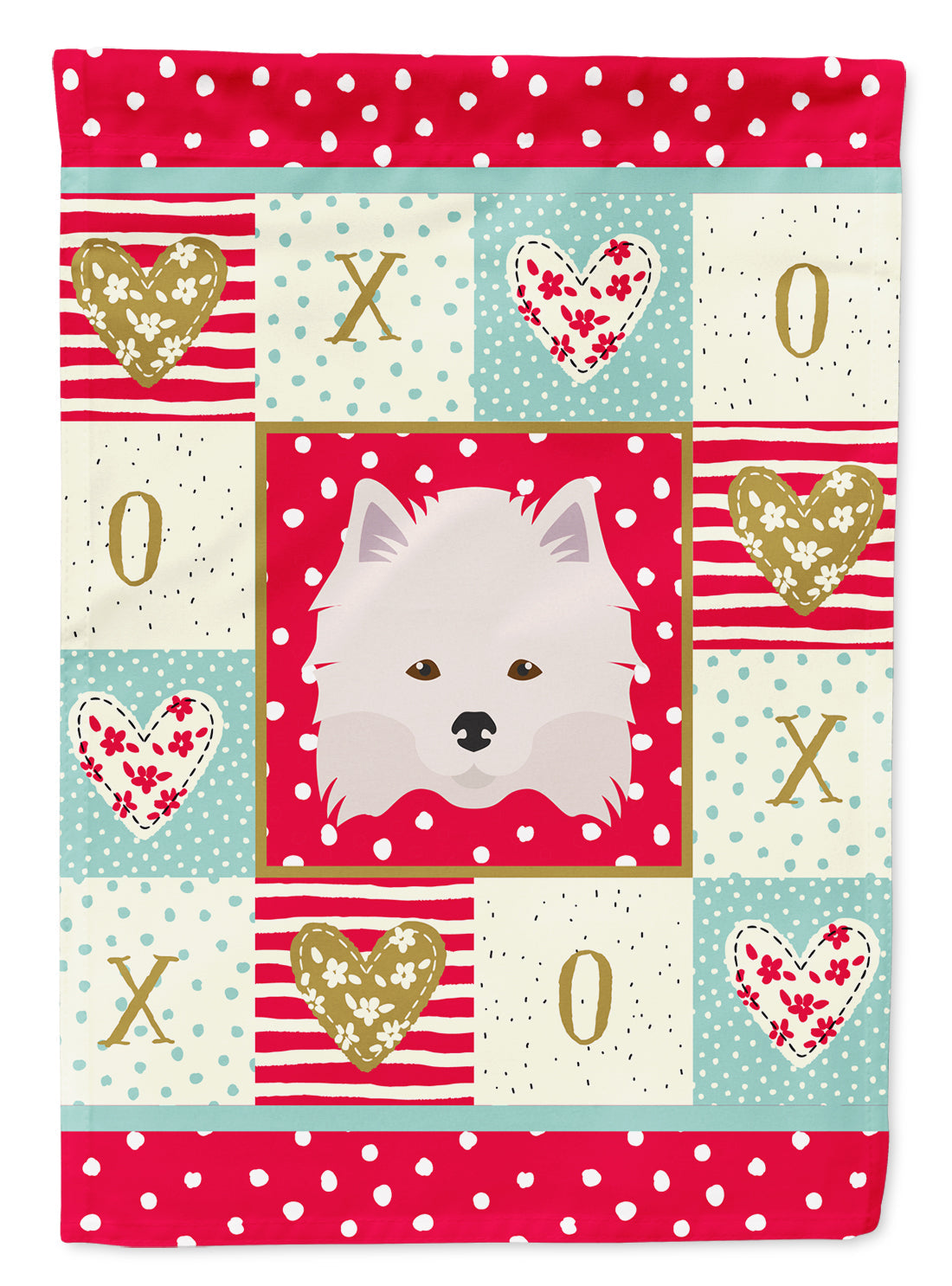 American Eskimo Garden Flag - Outdoor Decorative Yard Flag CK5181GF